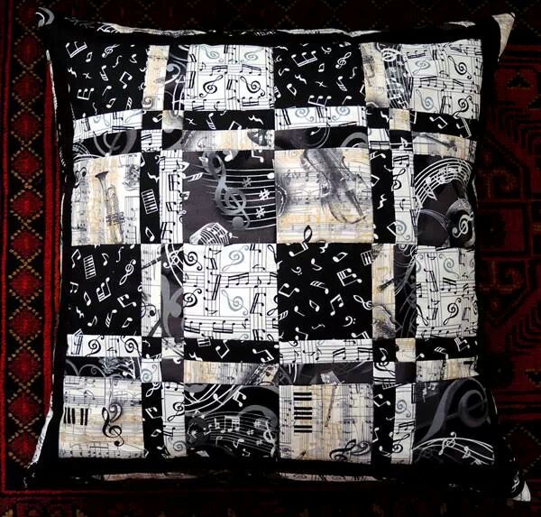 Patchwork Musikkissen