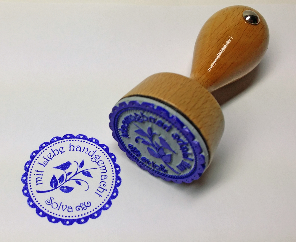 Eigener Stempel und Tags