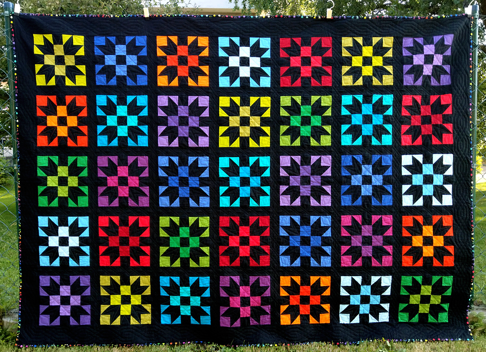 Sister's Choice Quilt ist fertig