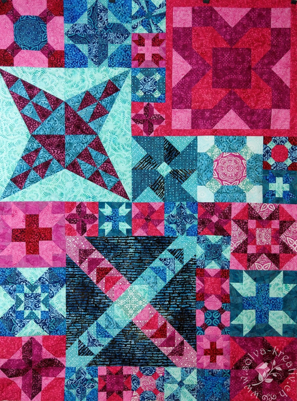 Quilt Along 2019 von "6 Köpfe 12 Blöcke"